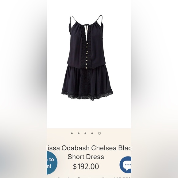 💥HP 💥 Melissa Odabash Black Dress with lace size XS - Picture 13 of 13